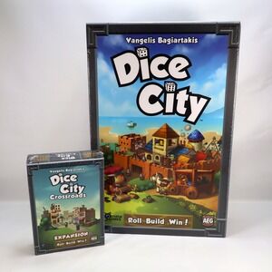 New Dice City Board Game Expansion Pack AEG Vangelis Bagiartakis 2015 SEALED Lot